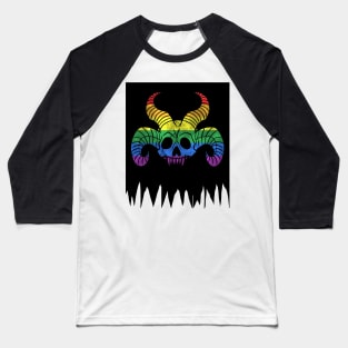 Sea Devil Gay Pride Baseball T-Shirt